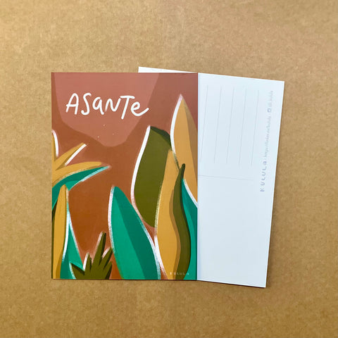 Asante (Brown) Postcard
