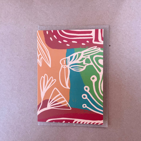 Colourful Hornbill Greeting Card