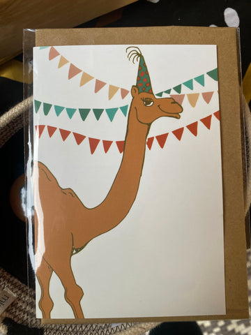 Smiling Camel Greeting Card