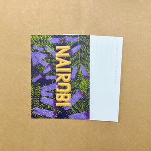 Nairobi Jacaranda Postcard