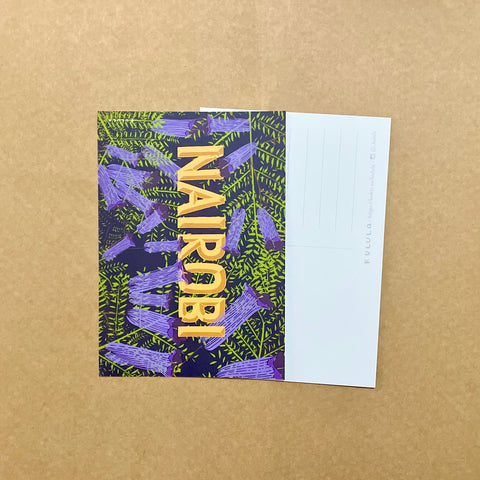 Nairobi Jacaranda Postcard