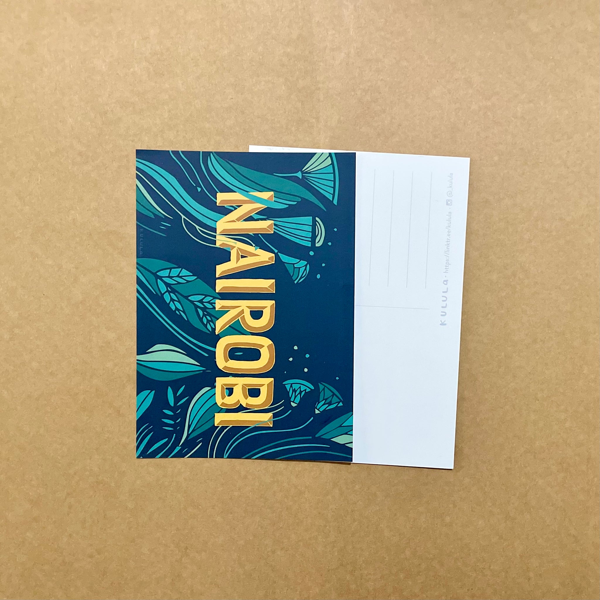 Nairobi Flower Postcard