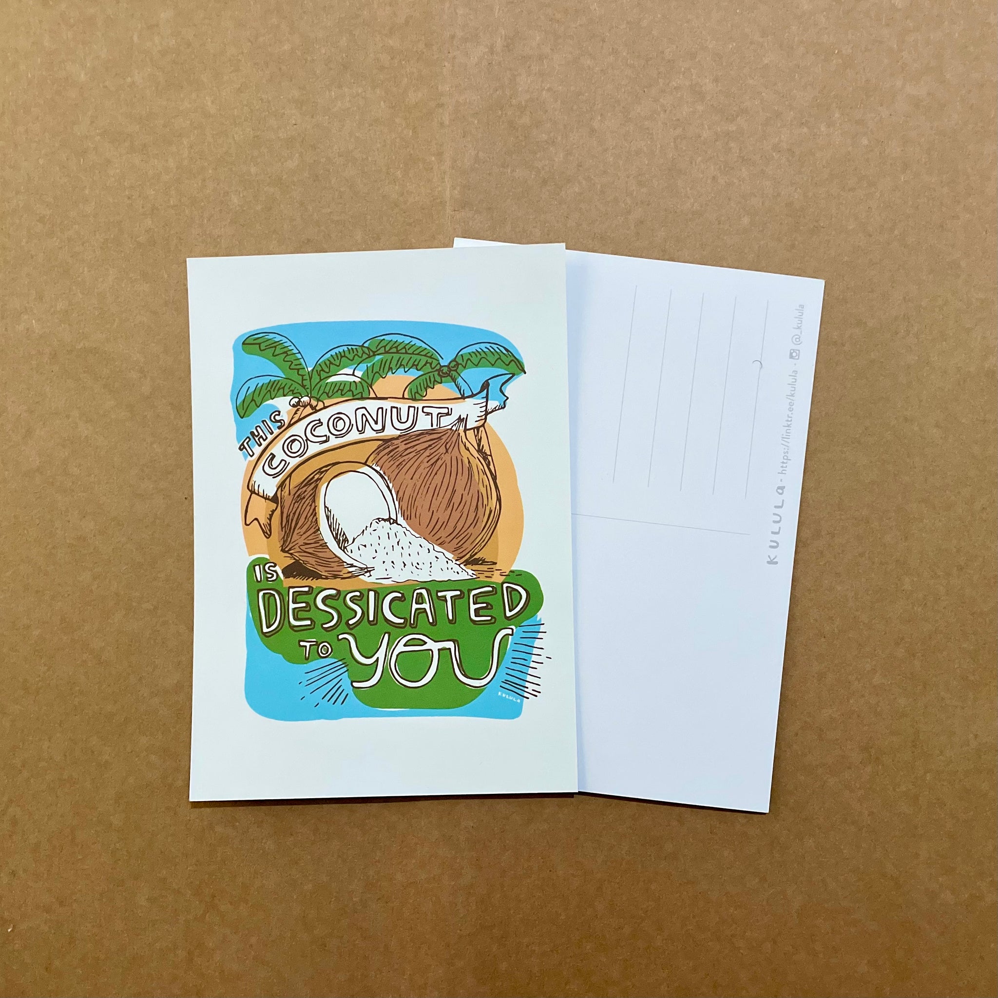 Special Dessication Postcard