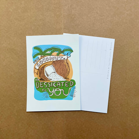 Special Dessication Postcard