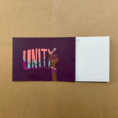 U.N.I.T.Y Fist Postcard